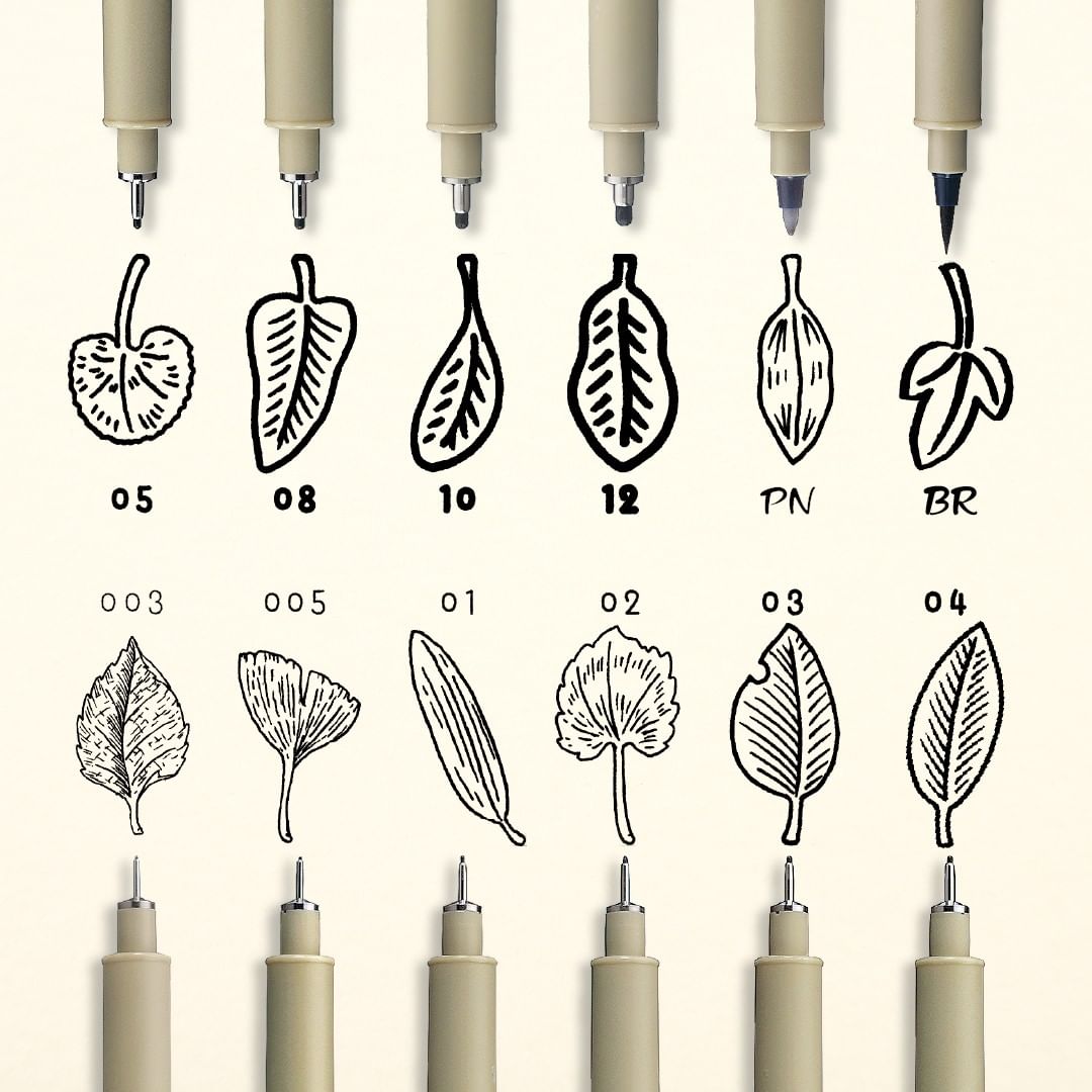 Bút đi nét line mực khô nhanh, không lem Sakura Pigma Micron 01 – Ngòi 0.25mm