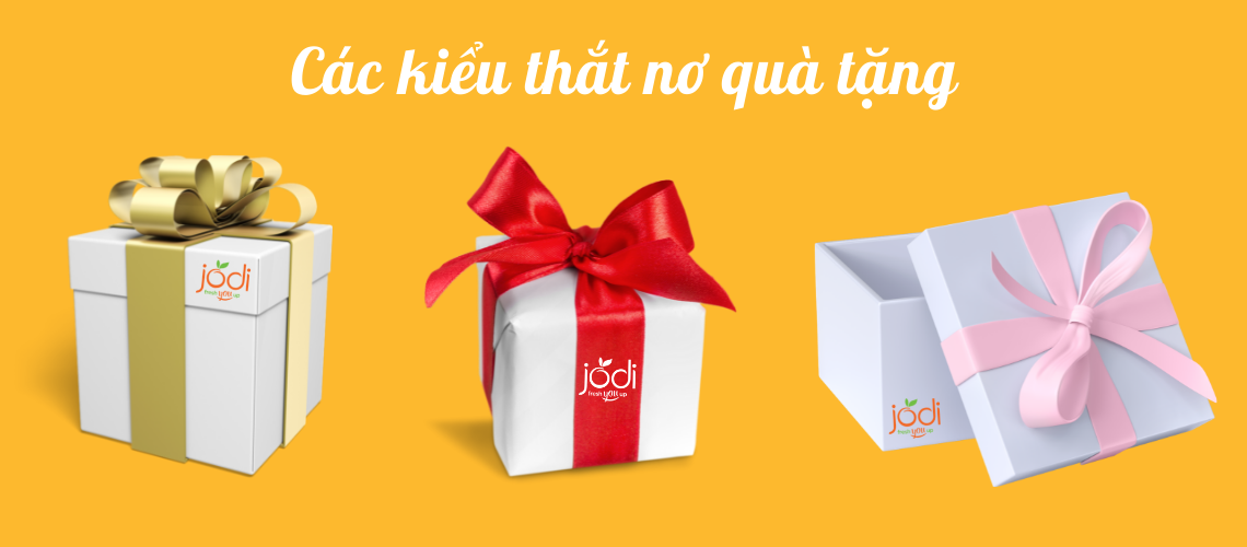 Các kiểu thắt nơ đơn giản dành cho quà tặng