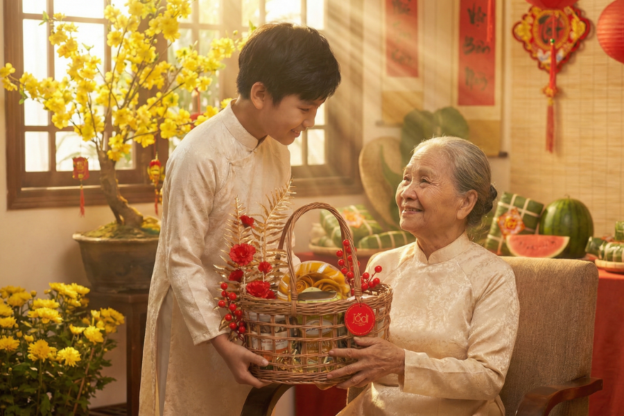 Văn Hóa Tặng Quà Tết Nguyên Đán: Nguồn Gốc, Ý Nghĩa & Xu Hướng Quà Tết 2026