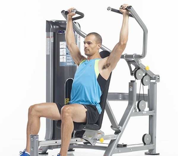 Ngồi đẩy vai Selectorized Shoulders Press