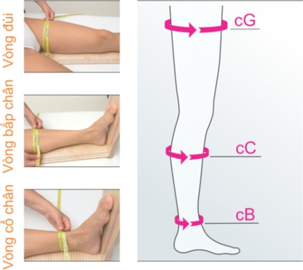 Cách tính số đo bắp chân nữ tiêu chuẩn
