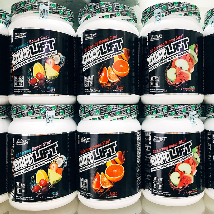 Outlift 30 servings Pre Workout tăng thêm sức mạnh