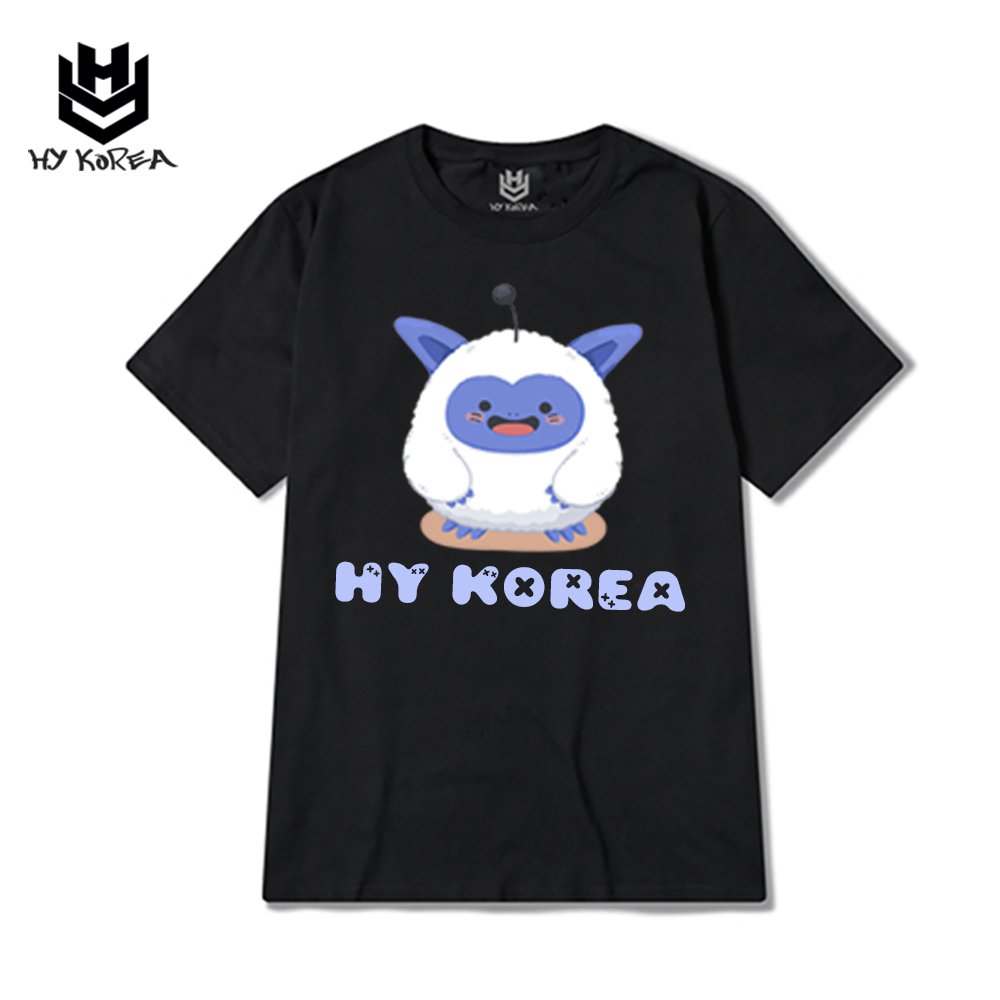 Áo Thun Tay Lỡ Cặp đôi HY Korea Form Rộng Cotton 100 In Hình Mèo ...