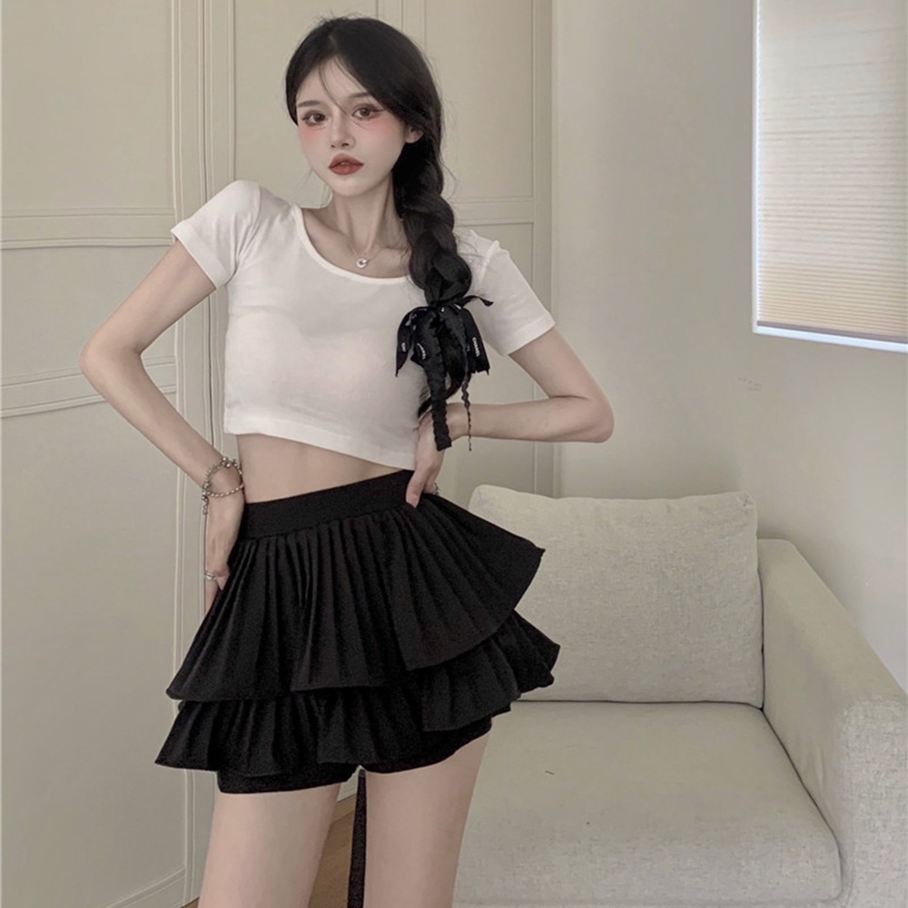Váy Nữ Sinh Hàn Quốc Đáng Yêu - Váy Ngắn Dáng Xòe Xếp Ly Năng Động☑️