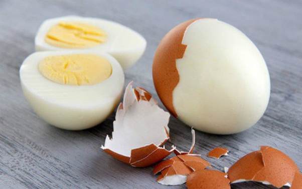 Trứng luộc rất giàu protein
