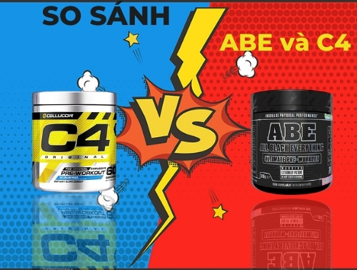 So sánh 2 loại Pre-Workout ABE và C4: Nên sử dụng loại nào?