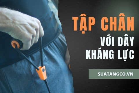 20 phút tập chân với dây kháng lực cho thân dưới săn chắc cân đối