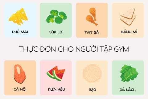 Thực đơn cho người tập gym tăng cân tăng cơ giảm mỡ trong 7 ngày