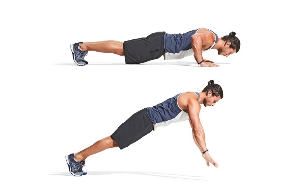 Plyometric push up