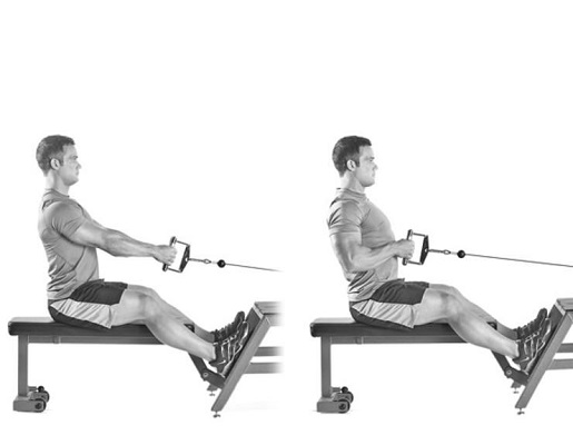 Cable row