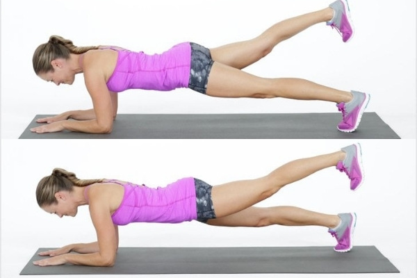 Plank Leg Raise