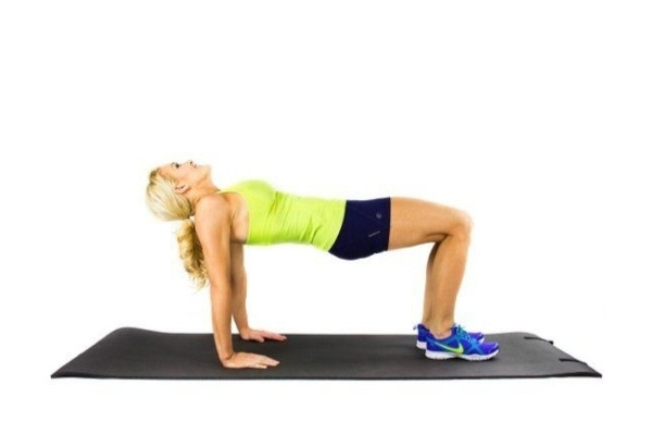 Reverse Plank Hip Lift