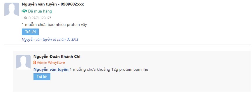 protein trong 1 muỗn mass fusion