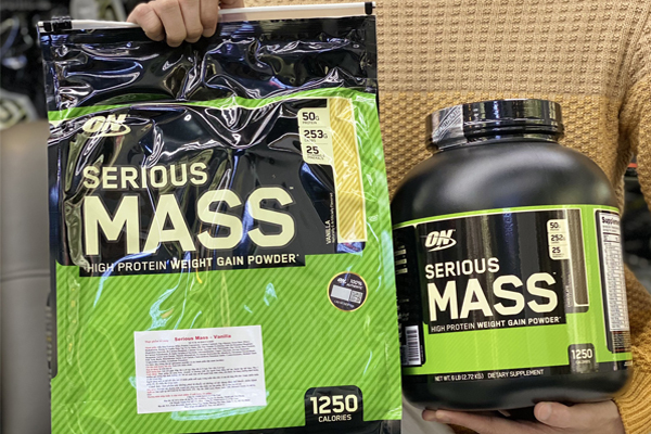 Review sữa tăng cân Serious Mass 