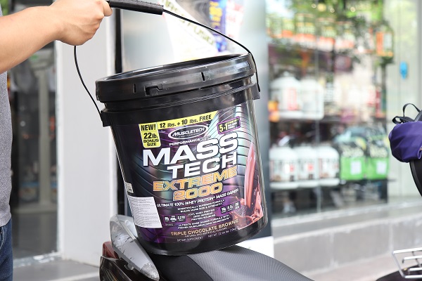 Có thể dùng đồng thời cả mass và whey