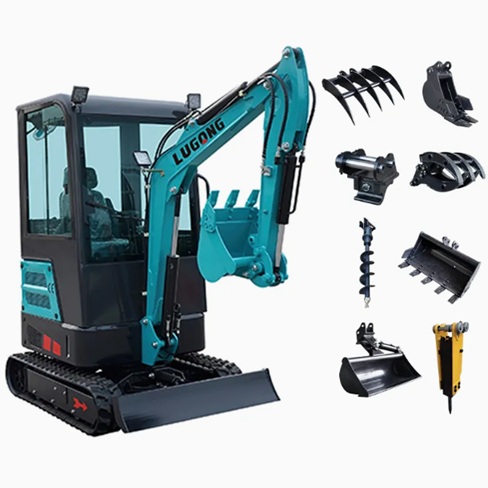Máy Xúc Mini Lugong LZ17
