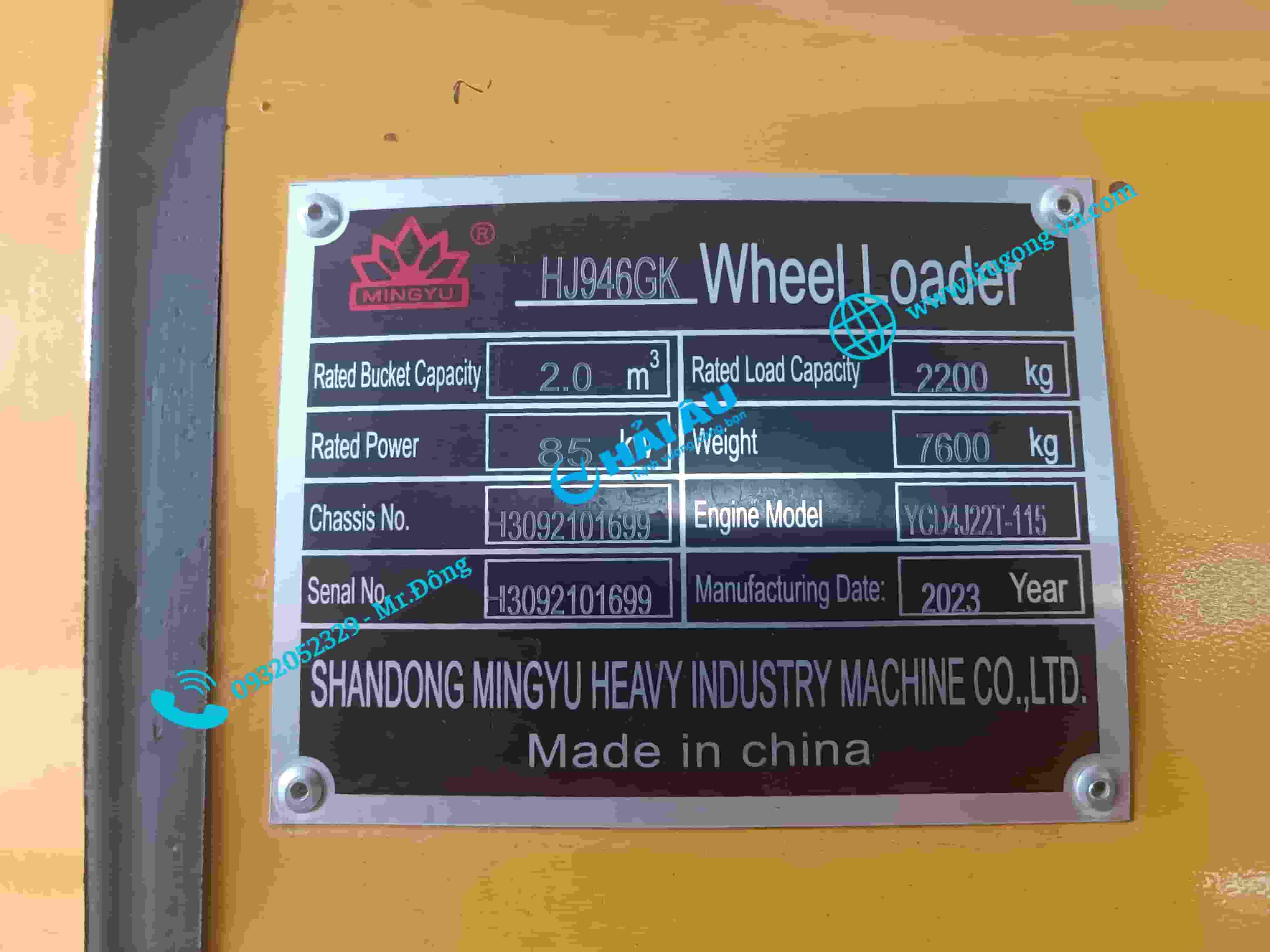 Máy Xúc Lật Cũ HJ946