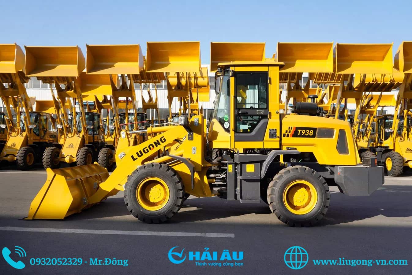 Máy Xúc Mini Lugong T938