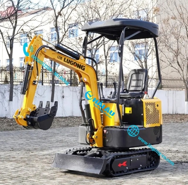Máy Xúc Mini Lugong LZ10