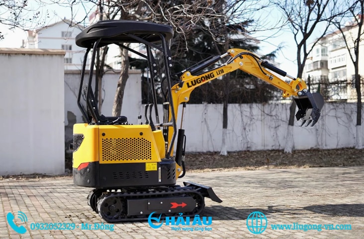 Máy Xúc Mini Lugong LZ10
