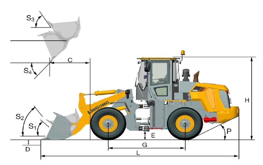 Máy Xúc Cần Dài Liugong CLG835HL