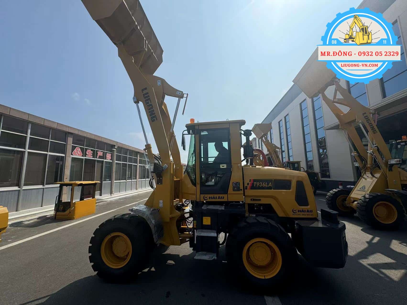 Máy Xúc Lật Cần Dài LuGong T936LA