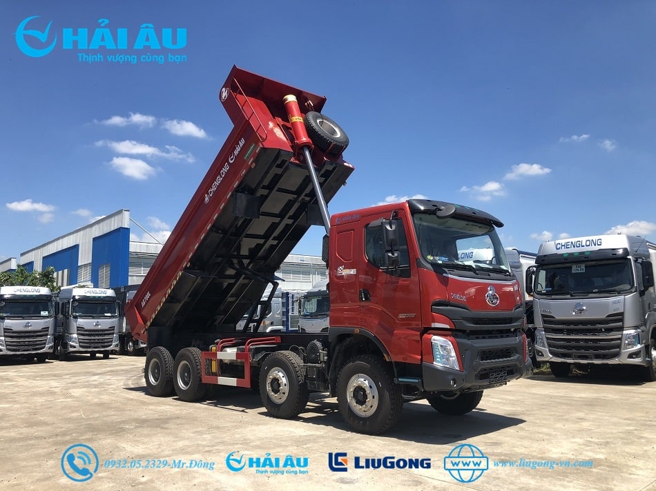 CHENGLONG H7 4 Chân Cầu Dầu Thùng U 350HP