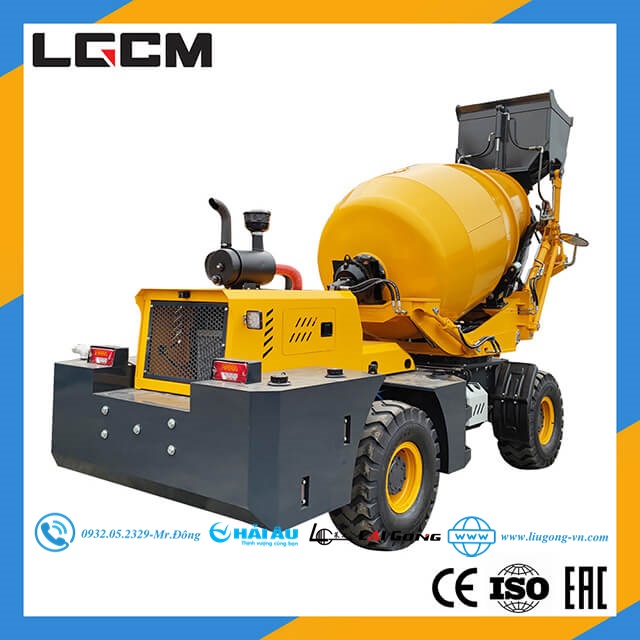 Xe Trộn Bê Tông Tự Hành Laigong H20