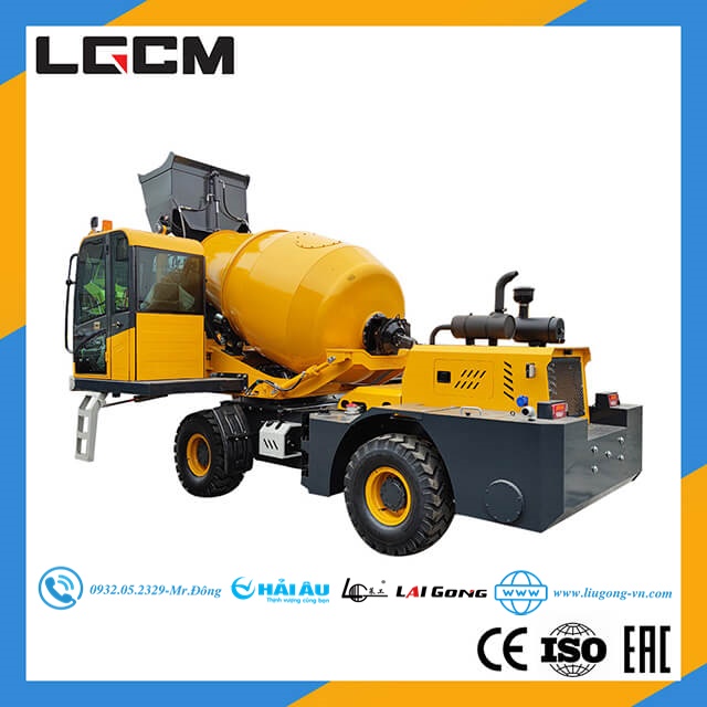 Xe Trộn Bê Tông Tự Hành Laigong H20