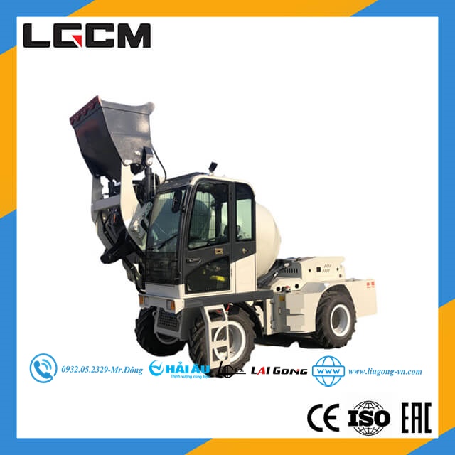 Xe Trộn Bê Tông Tự Hành Laigong H30