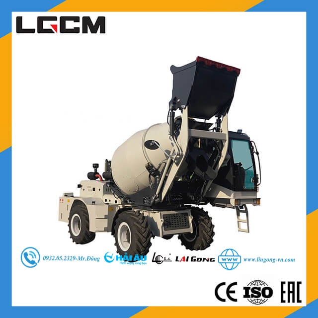 Xe Trộn Bê Tông Tự Hành Laigong H30