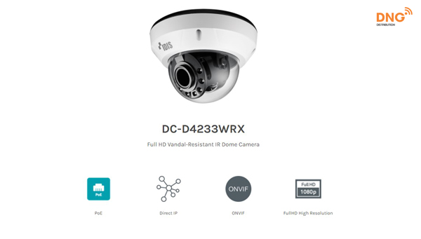 camera IP IDIS chống phá hoại Full HD DC-D4233WRX 