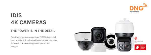 camera quan sát 4k thương hiệu IDIS mang đến chất lượng giám sát đỉnh cao