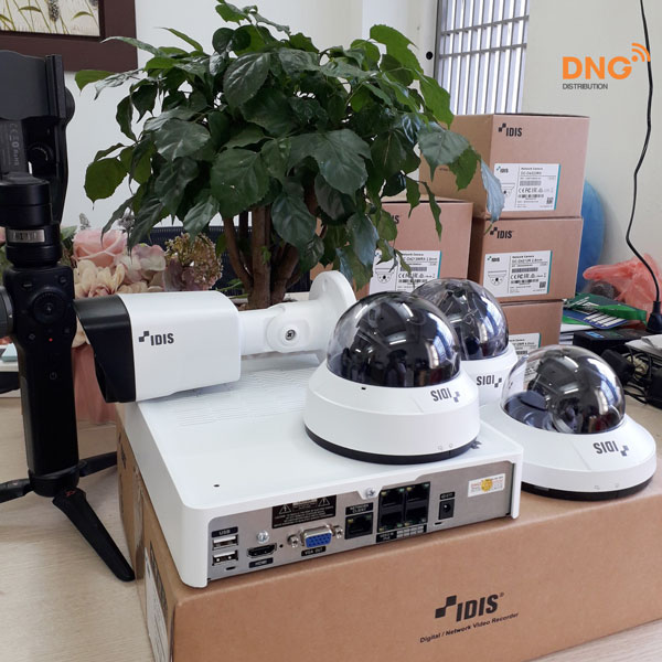 DNG cung cấp chính hãng đầu ghi hình camera ip 4 kênh IDIS
