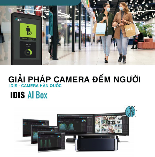 Giải pháp camera đếm người hỗ trợ giám sát an ninh và kinh doanh hiệu quả