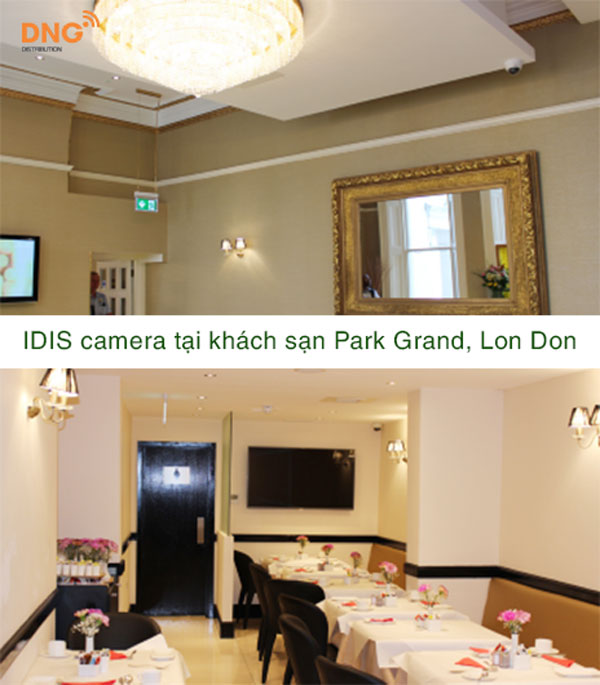 Giải pháp camera giám sát của một khách sạn tại Anh sử dụng IDIS