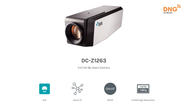 Camera box IDIS DC-Z1263 hỗ trợ giám sát giao thông cần nhận diện biển số