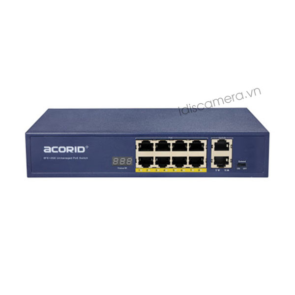 Switch mạng Acorid LS1708P2G 8FE (PoE) + 2GE (96W)