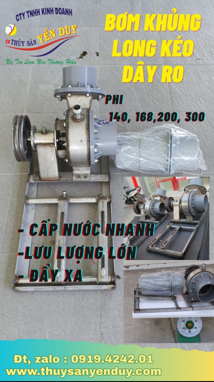 BƠM KHỦNG LONG KÉO DÂY RO