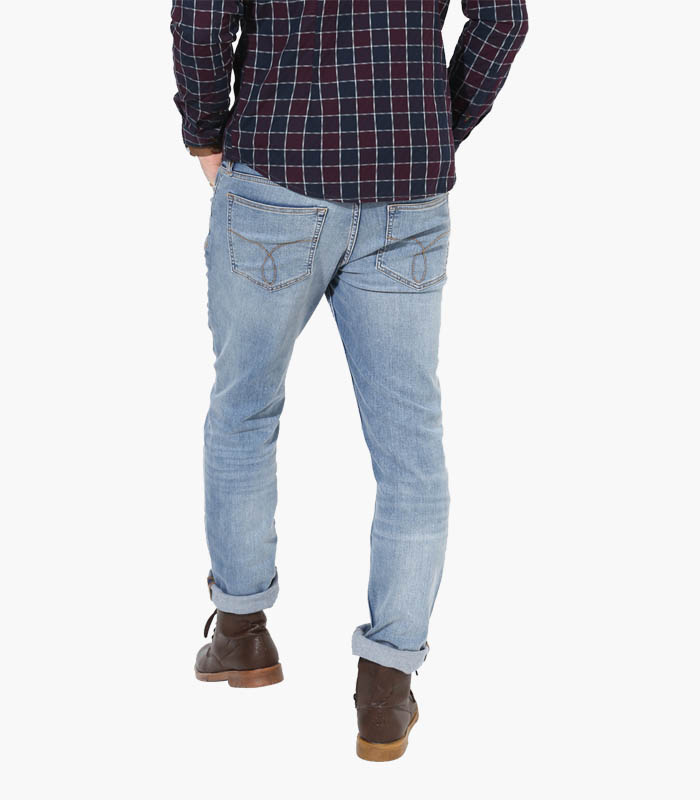 Quần jean skinny xanh trơn