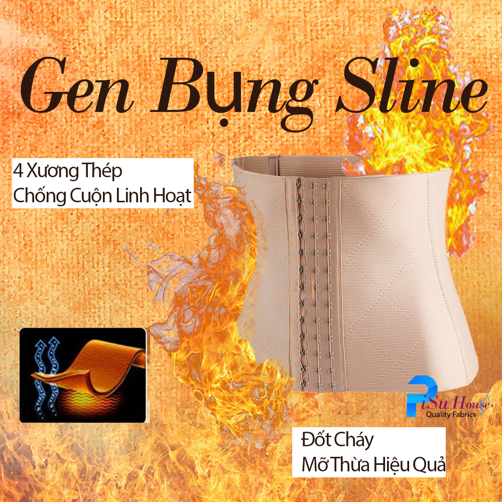 Gen Giảm Mỡ Eo Bụng SLINE 4 XƯƠNG CAO 24CM