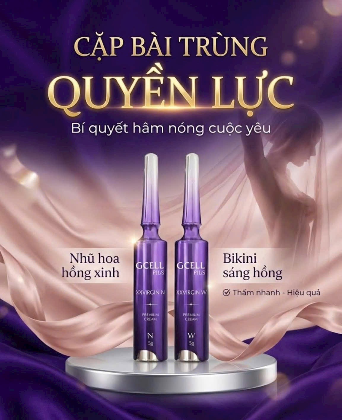 Kem Hồng Vùng Kín Cao Cấp GCELL PLUS XX VIRGIN W