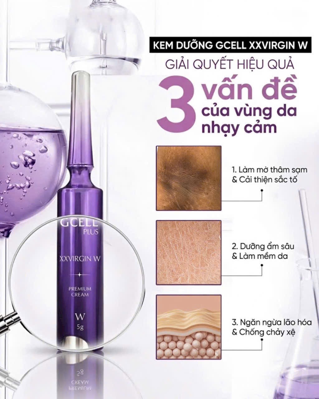 Kem Hồng Vùng Kín Cao Cấp GCELL PLUS XX VIRGIN W