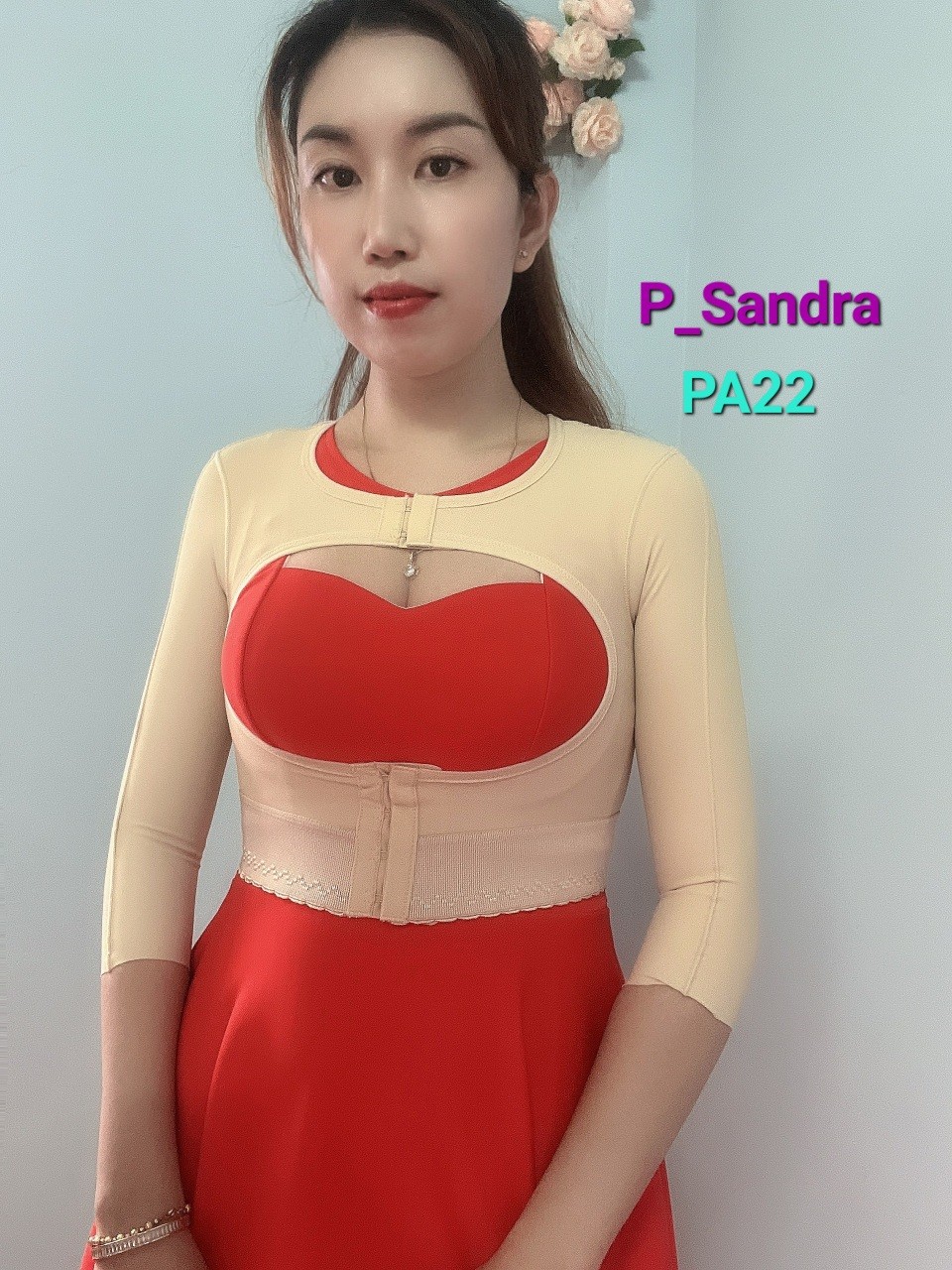 Áo Định Hình Giãm mỡ tay lưng P_Sandra ms: PA22