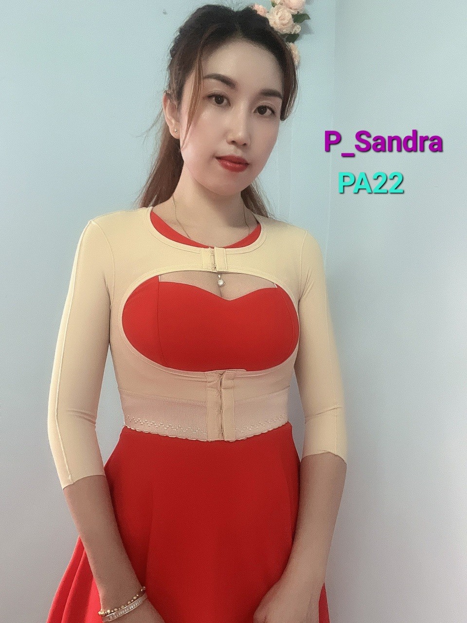 Áo Định Hình Giãm mỡ tay lưng P_Sandra ms: PA22