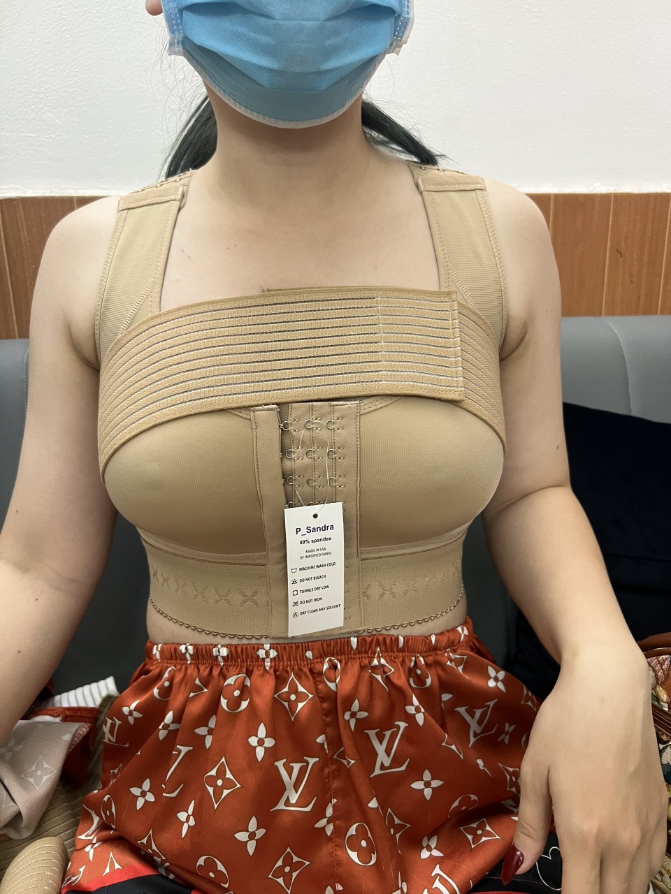 ÁO ĐỊNH HÌNH NGỰC - ÁO KÈM ĐAI - P_Sandra