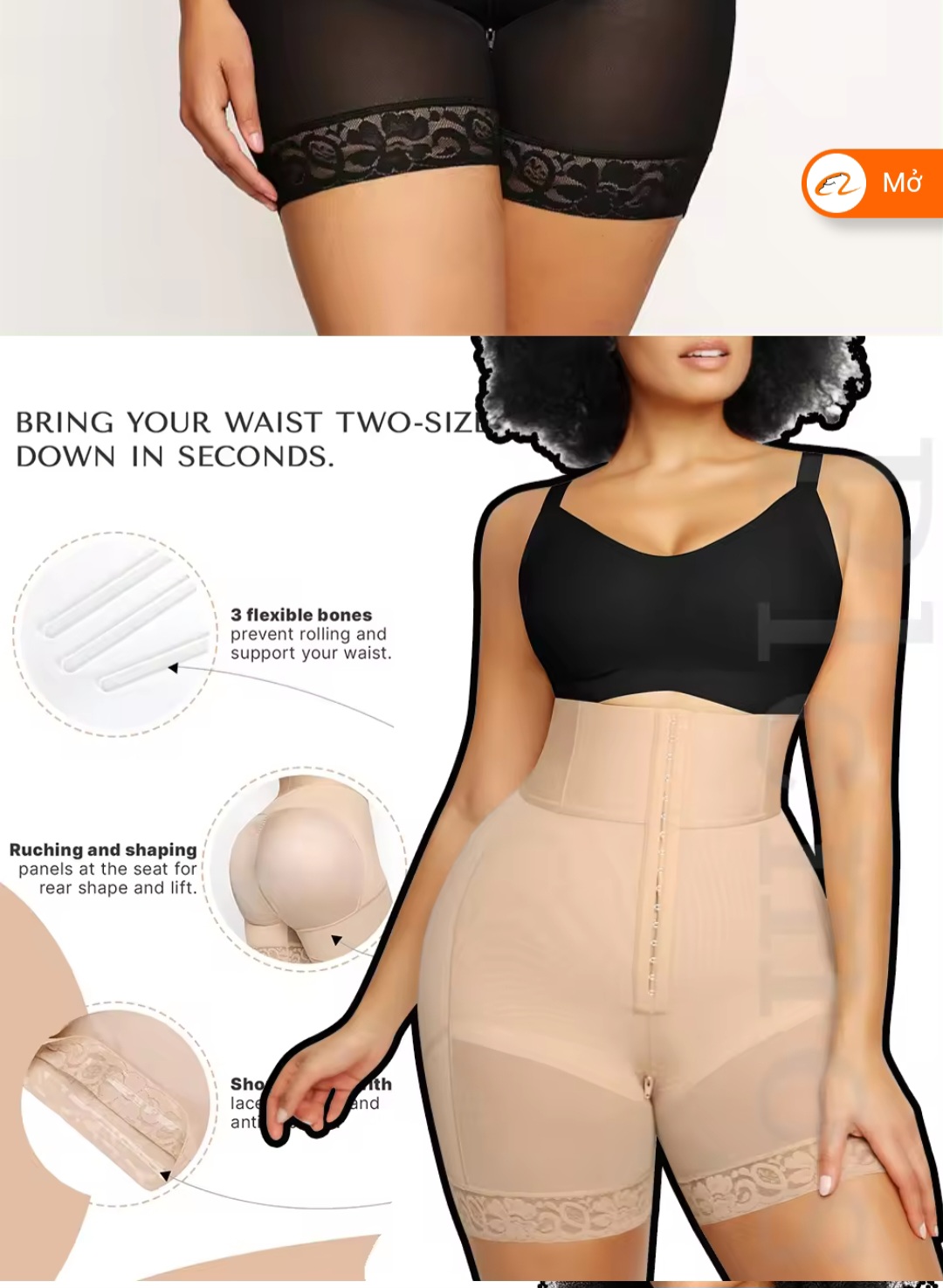 Quần Gen Bụng - NÂNG MÔNG body xiết eo