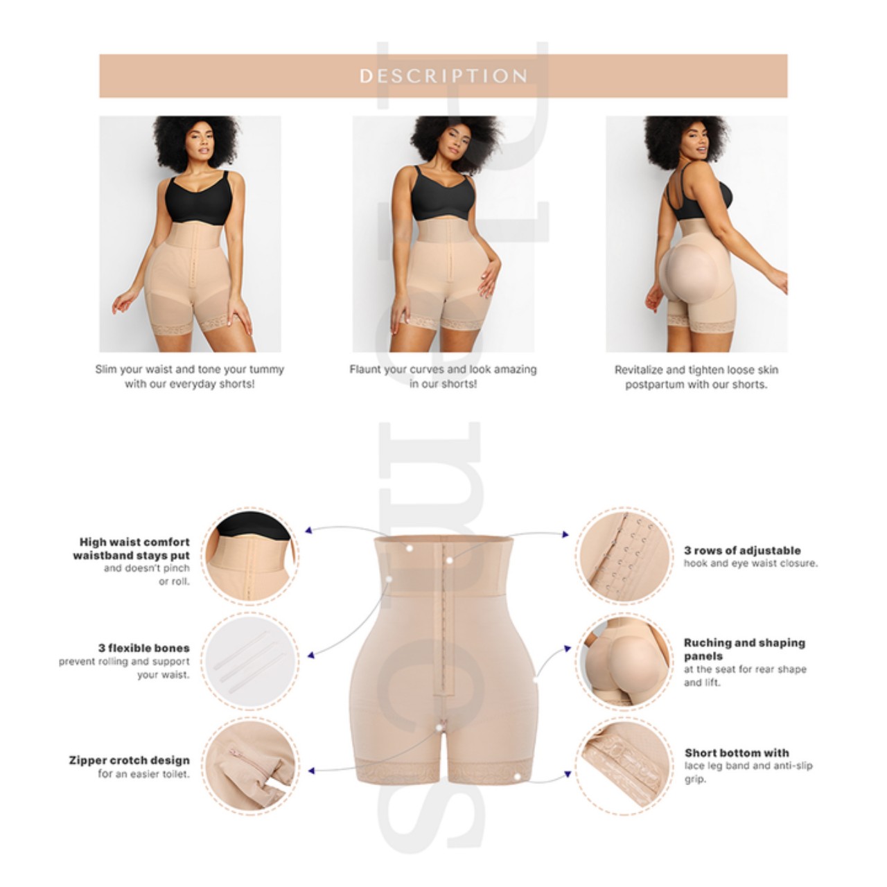 Quần Gen Bụng - NÂNG MÔNG body xiết eo