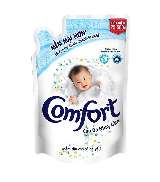유니레버 컴포트 센서티브 스킨 섬유유연제 팩 1.6L COMFORT dam dac cho da nhay cam tui