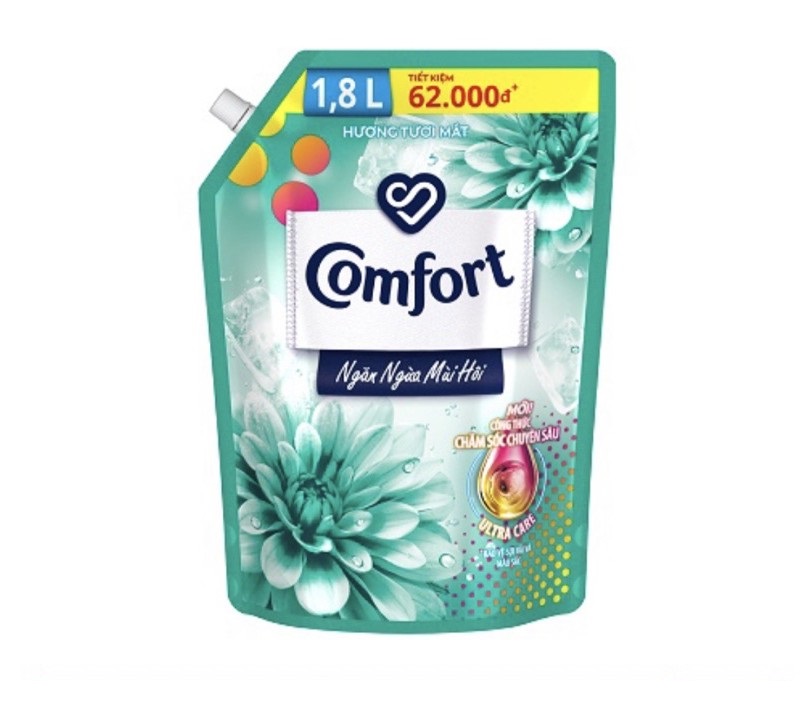 유니레버 컴포트 상쾌한 향 섬유유연제 1.8L Comfort tuoi mat 1.8L